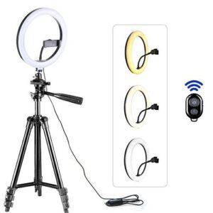 10-Inch Ring Light with Tripod Stand – Perfect Lighting