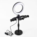 Desktop LED Light Stand & Phone Holder for TikTok YouTube Videos