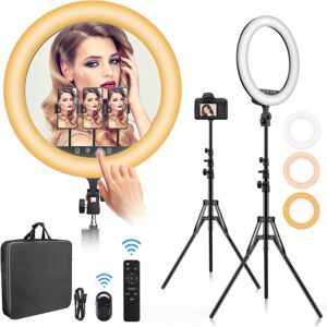 14-Inch LED Ring Light for Livestreaming Video Production HD