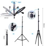 10-Inch RGB Ring Light with Tripod for YouTube and Instagram