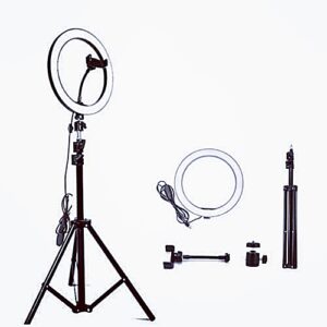 10 inch ring light perfect for livestreamers/make-up artists