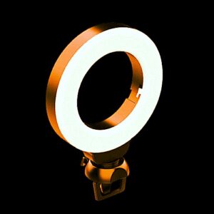 4-inch ring light for YouTubers: perfect lighting every call