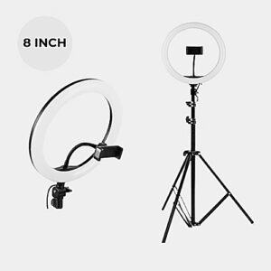 8-inch ring light: perfect for livestreamers and TikTokers!!