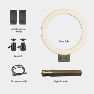 9 inch ring light for YouTubers, Streamers, TikTokers & More
