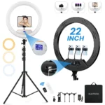 22 inch ring light for TikTokers, YouTubers & Makeup Artists