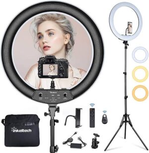 23 inch ring light: for YouTubers, TikTokers & makeup artist