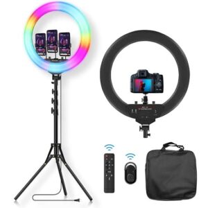 24-inch ring light with microphone: the best vloggers' light