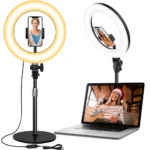 10 inch ring light perfect for livestreamers/make-up artists