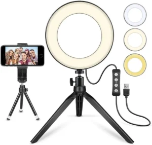 6-inch ring light: essential tool for TikTok creators today!