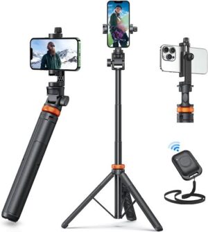 Tripod stand for phone for TikTok, YouTube, Makeup & Photos!