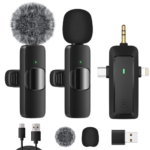 K9 Dual Wireless Lapel Mic Type-C iPhone Android: ₦15,000.00